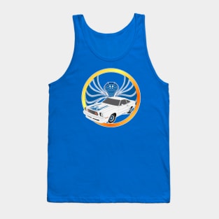 King Snake Retro (Blue) Tank Top